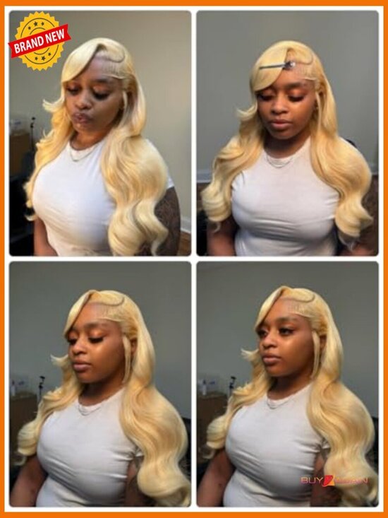 13x6 HD Lace Front Wig Body Wave 30in Pre Plucked Human Hair Glueless main image 4